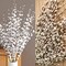 Wootkey 5 Pcs 30" Long Jasmine Artificial Flowers Fake Flower Dry Branches for New Year Wedding DIY Floral Art Plant Home Office Party Vase Decoration (White)